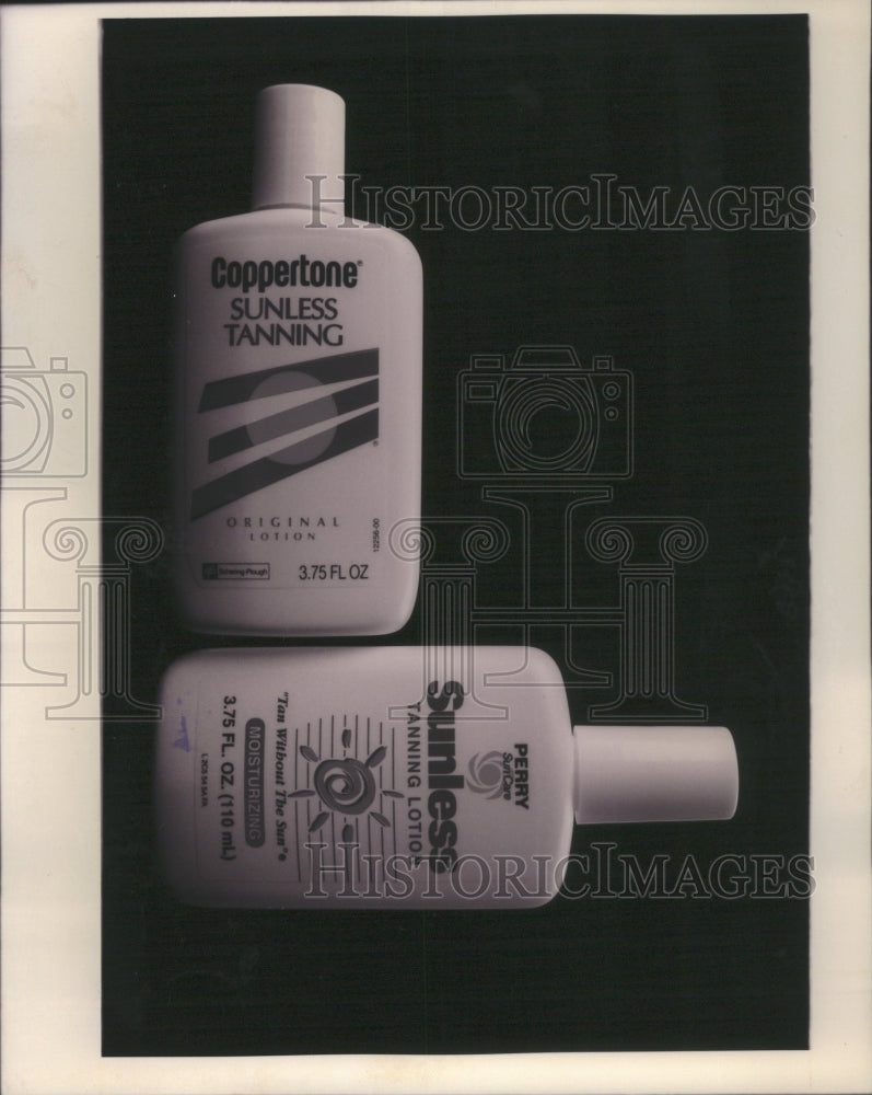 1994 Press Photo Perry Suncare Sunless Tanning Lotion