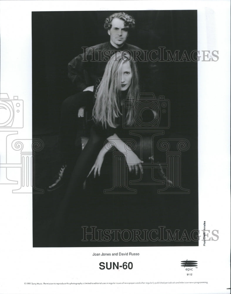 1992 Press Photo Joan Jones David Russo Sun60