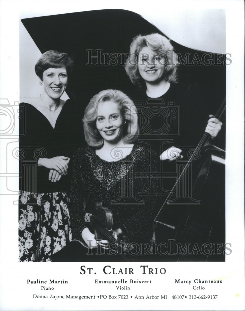 1994 Press Photo St.Clair Trio Pauline Martin Emmanuell