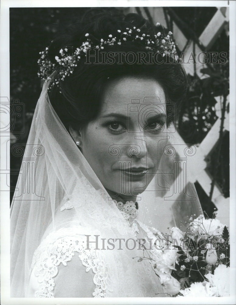 1982 Press Photo Cristina Raines Sam Curtis Marries