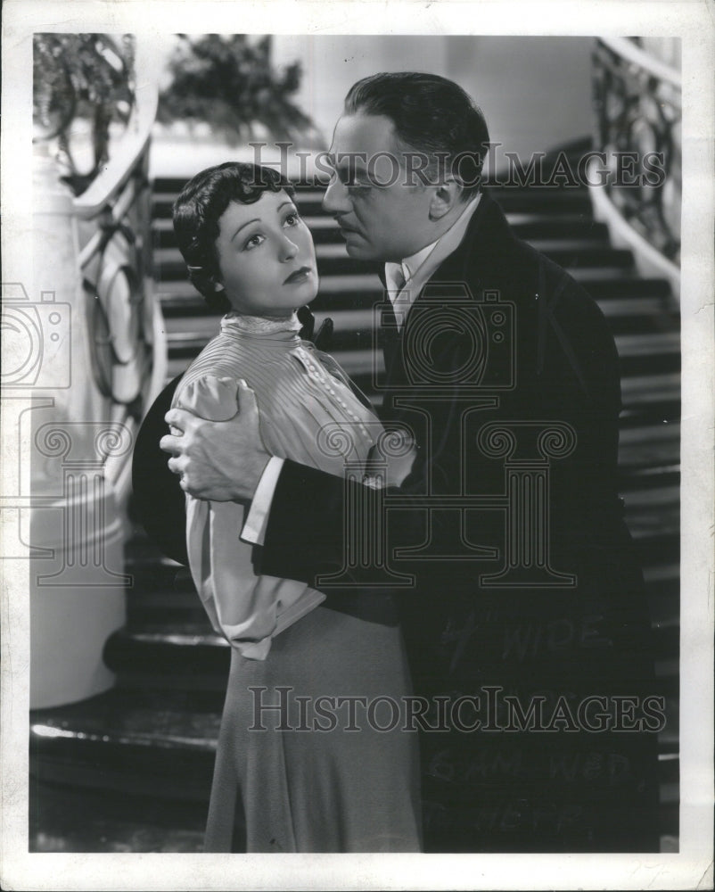 1935 Press Photo Luise Rainer and Wm Powell are Actorss