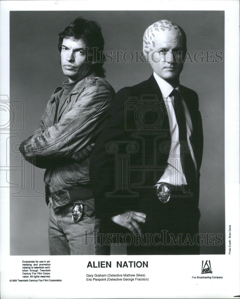 Press Photo Alien Nation Gary Gaham Eric Pirepoint TV