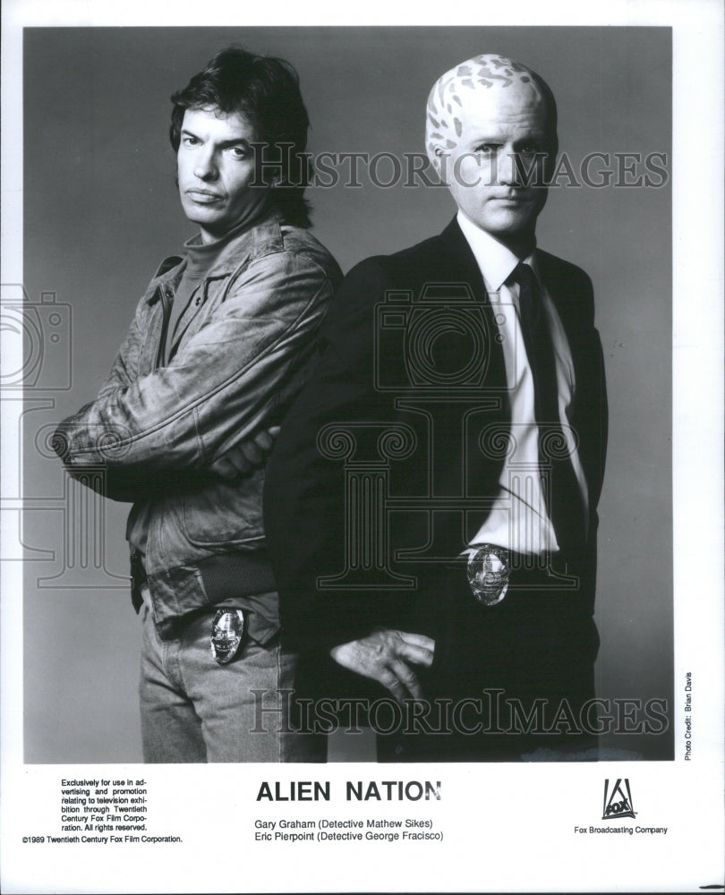 1989 Press Photo Alien Nation Gary Graham Eric Pierpoin