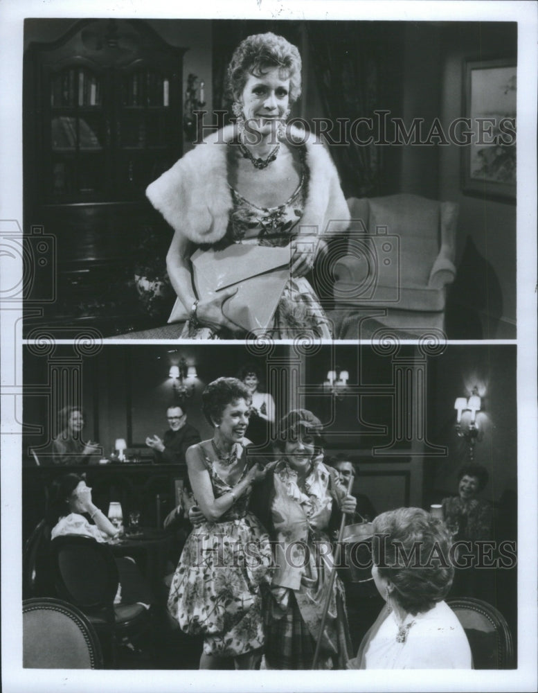 1983 Press Photo Carol Burnett Elizabeth Taylor TV Prog