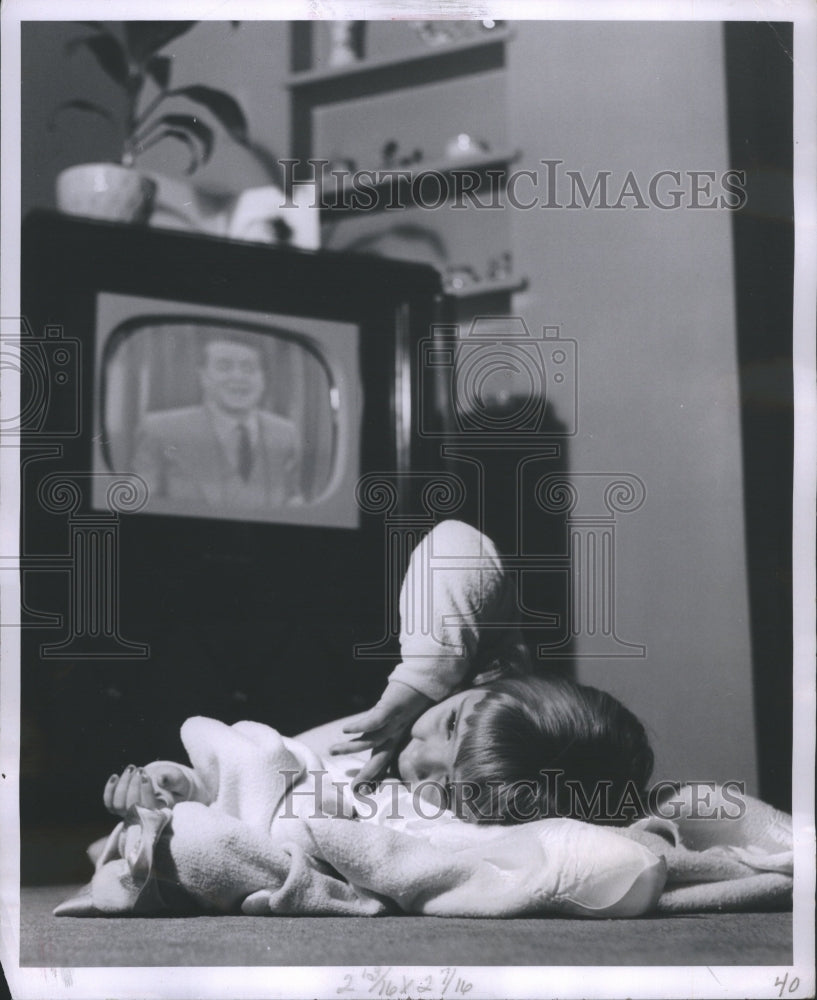 1955 Press Photo Children Marilyn Jean Terrill Program