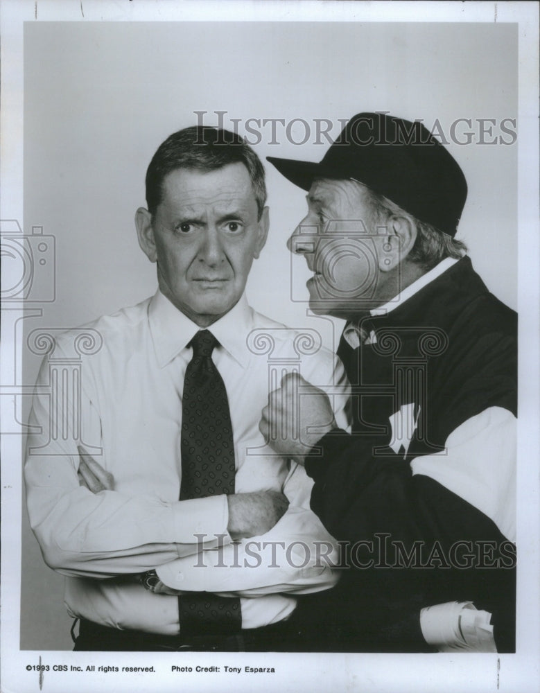 1993 Press Photo Odd Couple Tony Randall Felix Unger