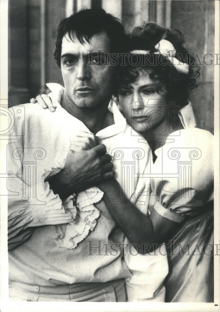 1987 Press Photo Armand Assante Jacqueline Bisset