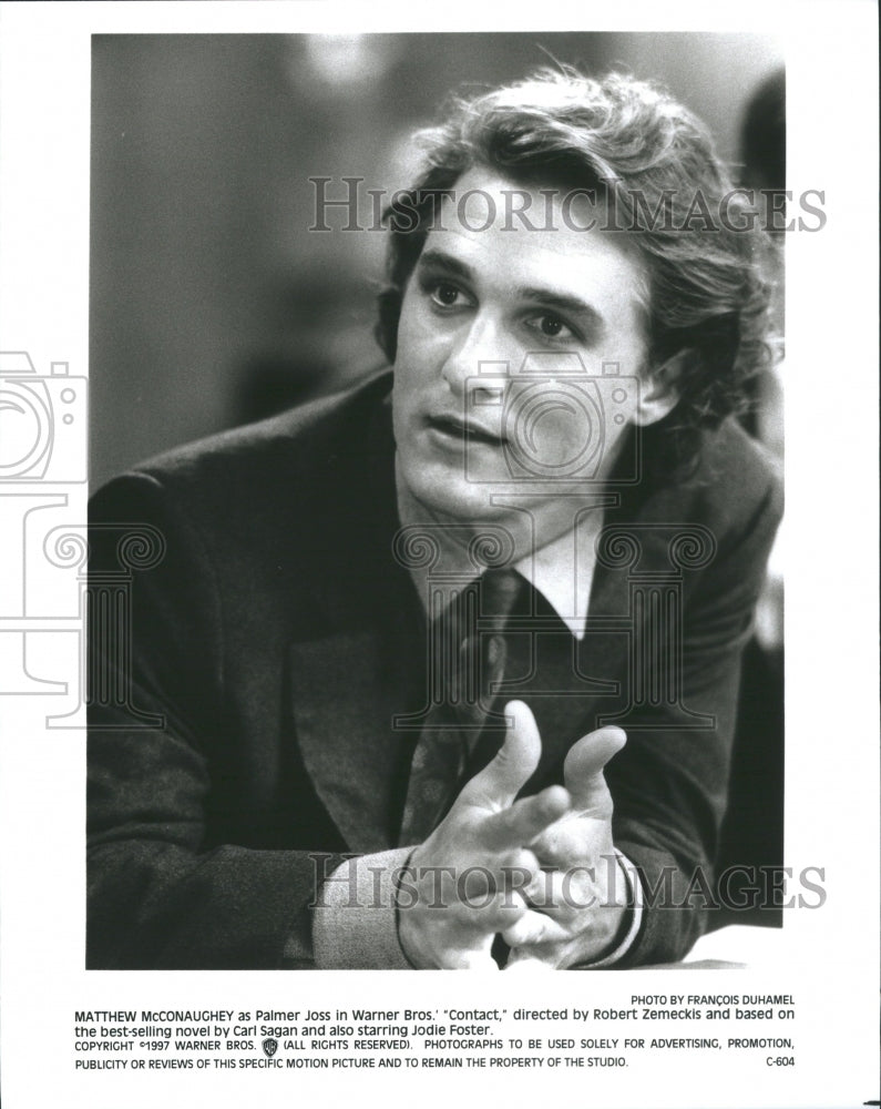 Press Photo Matthew McConughey Contact Robert Zemeckis