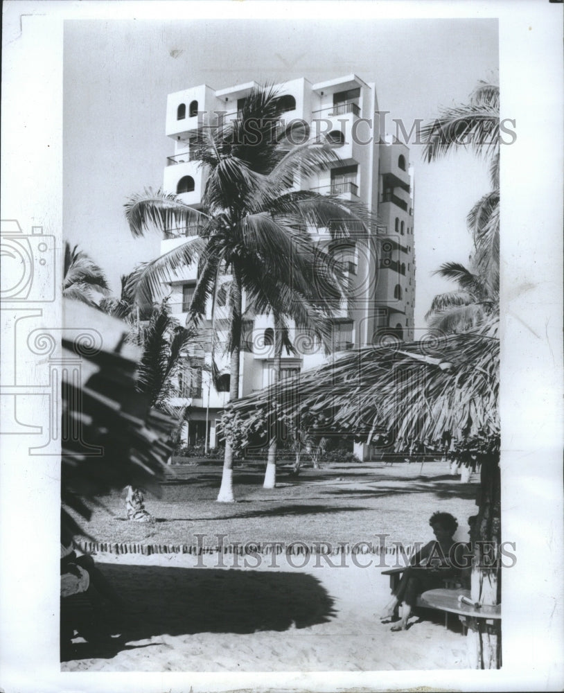 1978 Press Photo Maxeco Ixtapa Hoteb Area Beach