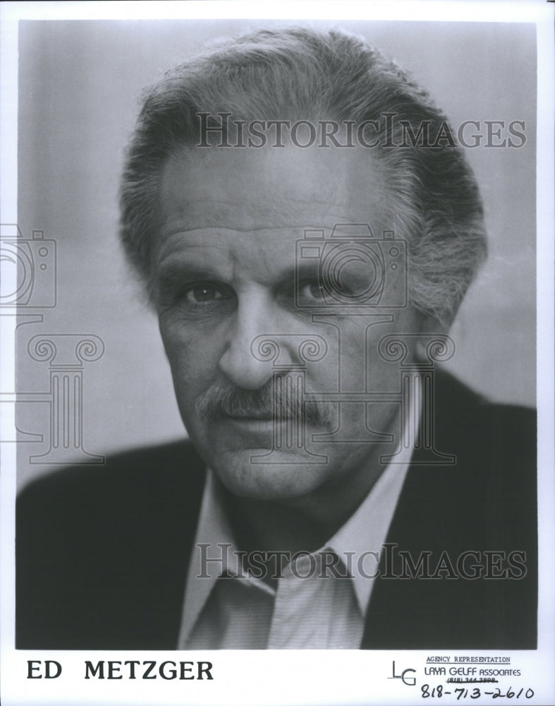 1990 Press Photo Ed Metzger Actor Writer Marlon Brando