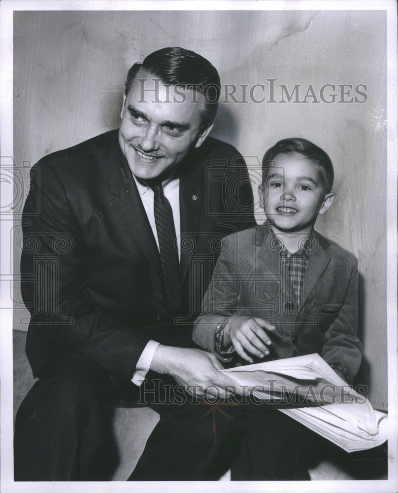 1963 Press Photo William H Merrill Actor David