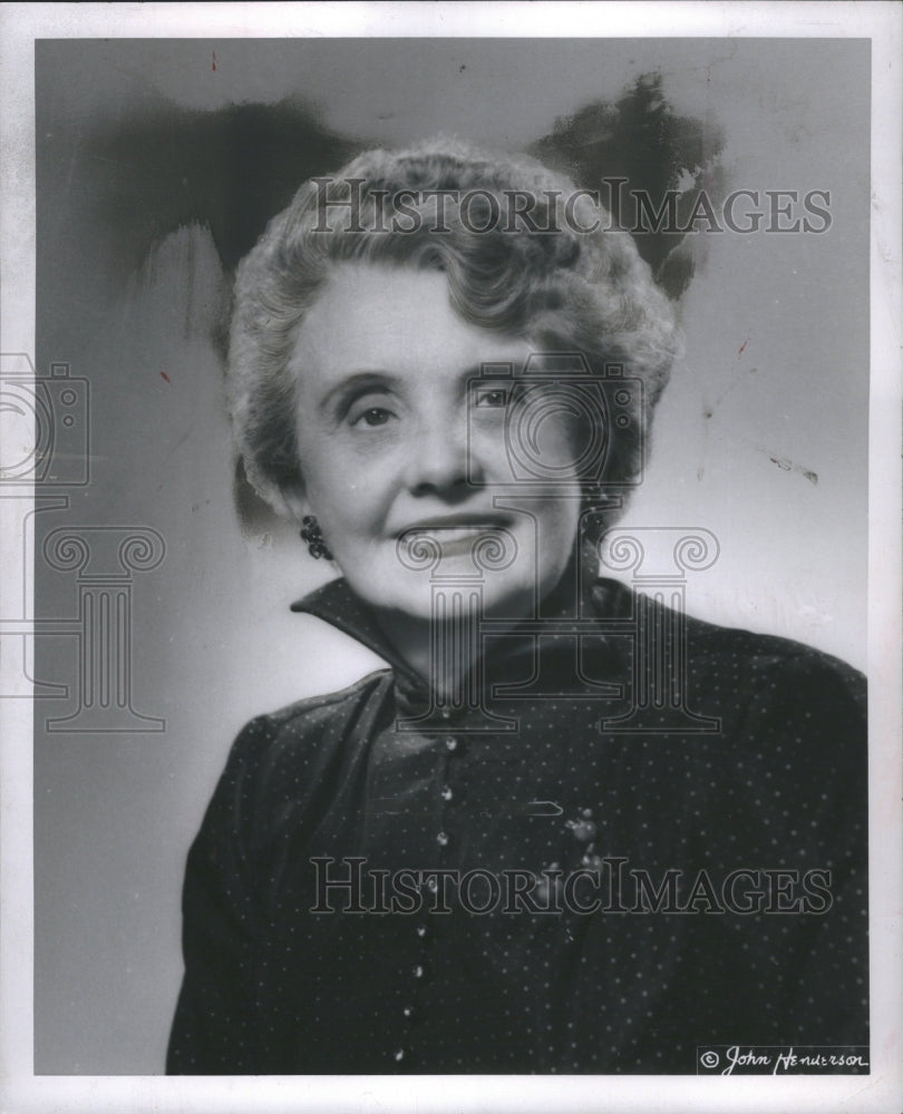 1951 Press Photo Treesa Way Mercill Actress