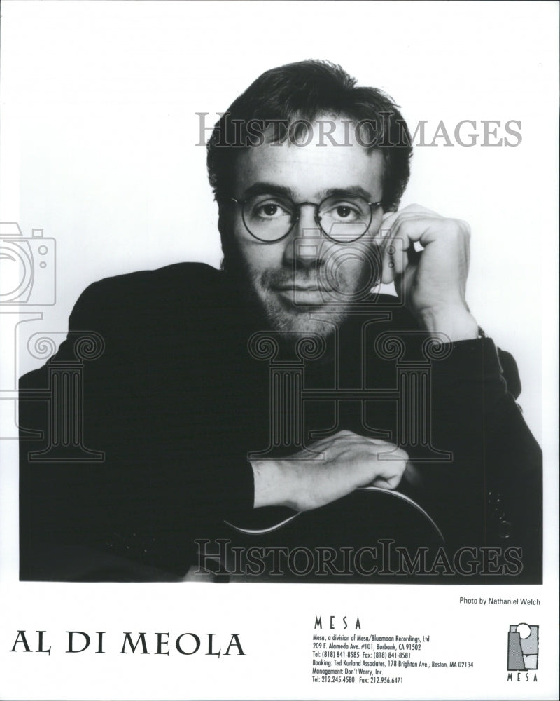 1995 Press Photo Al Di Meola American Jazz Guitarist