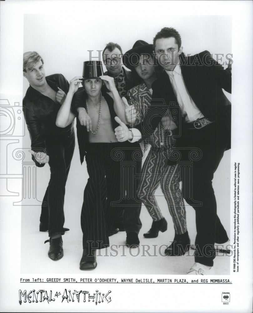 1988 Press Photo Mental Anything Greedy Smith Peter