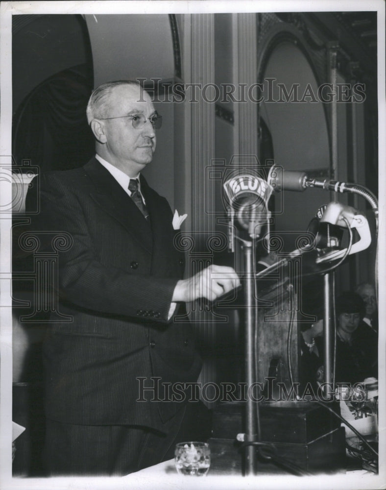 1947 Press Photo Karl Menninger Veterans Administration