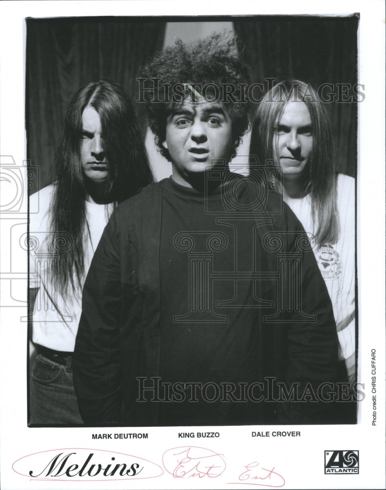 1985 Press Photo Melvins Enyertainers Mark Deutrom King