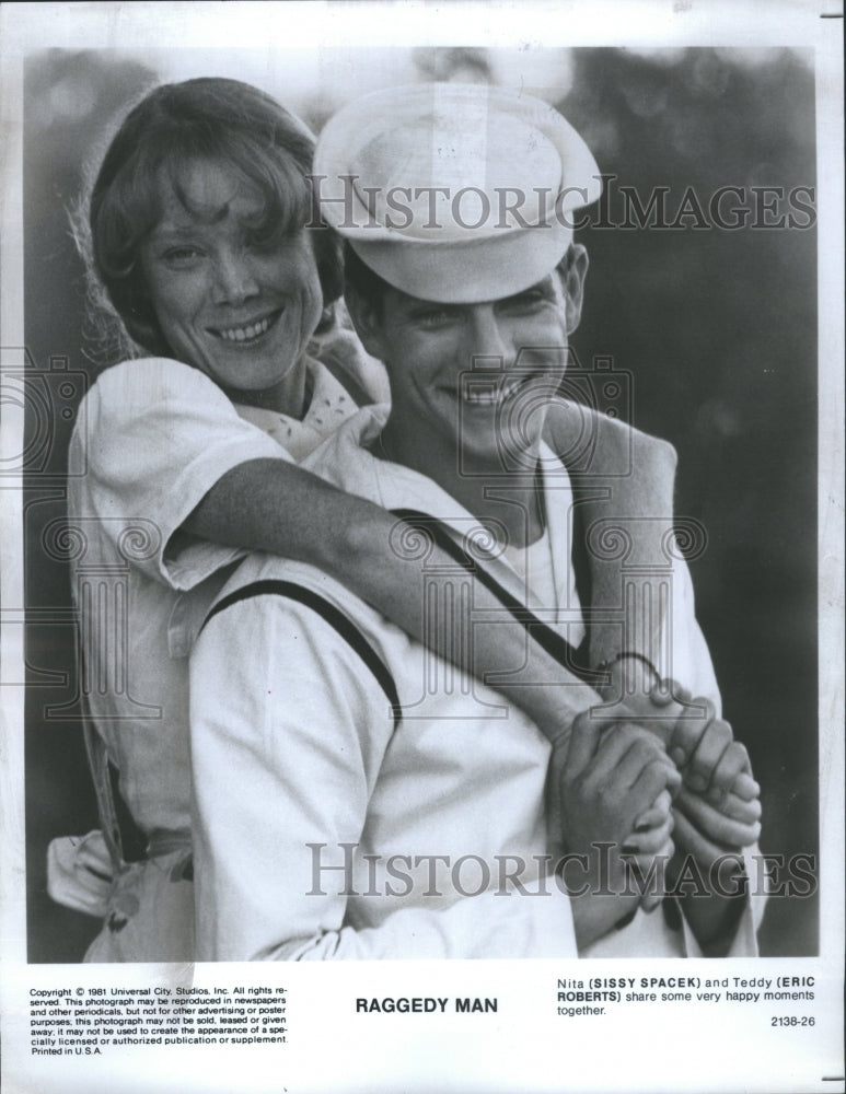 1981 Press Photo Raggedy Man Film sissy Spacek Eric