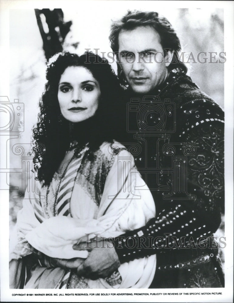 1994 Press Photo Mary Elizabeth Mastrantonio Kevin Cost