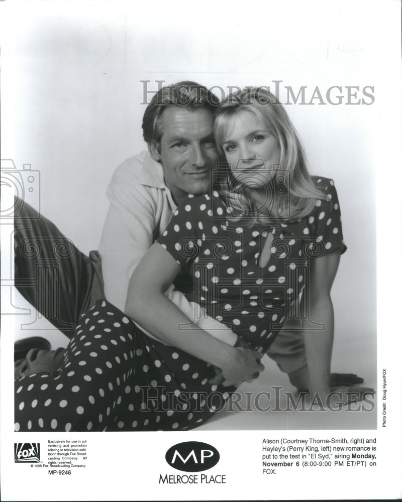 1995 Press Photo Melrose Place American Alison Hayley