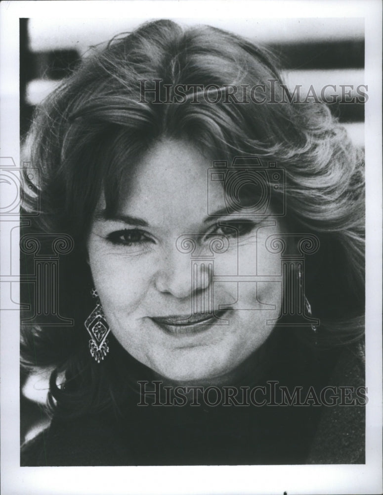 1986 Press Photo Susan Wright, actress