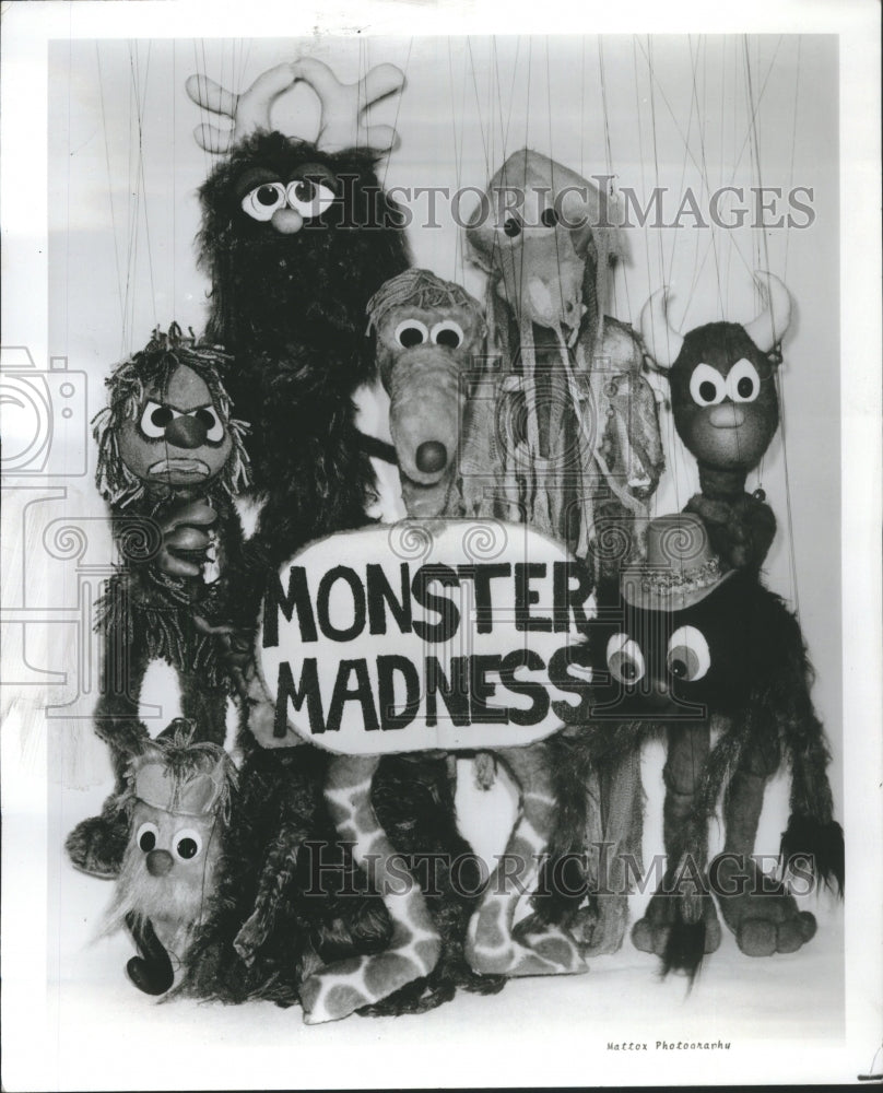 1980 Press Photo Puppets Washington