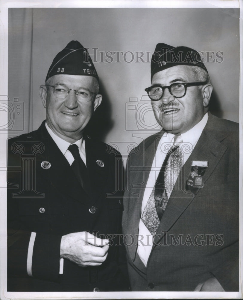 1949 Press Photo commander perru brown antwarp