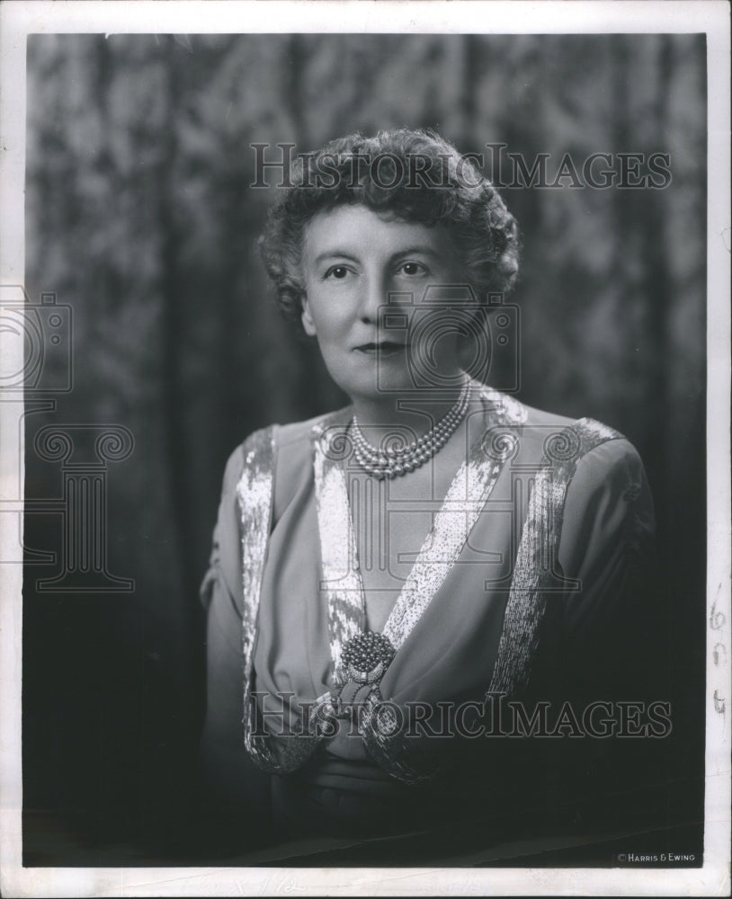 1950 Press Photo Mrs. Arthur H. Srandenburg Jr.