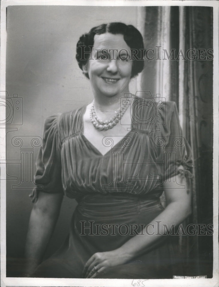 1941 Press Photo Mrs. Arthur H. Vandenberg