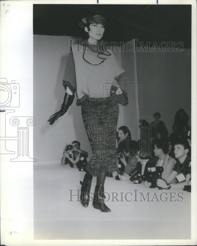 1983 Press Photo Junko Koshino Fashion Designer