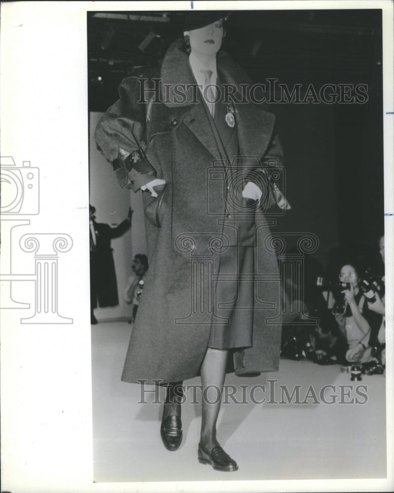 1983 Press Photo Montana Valentino Fashion Designer