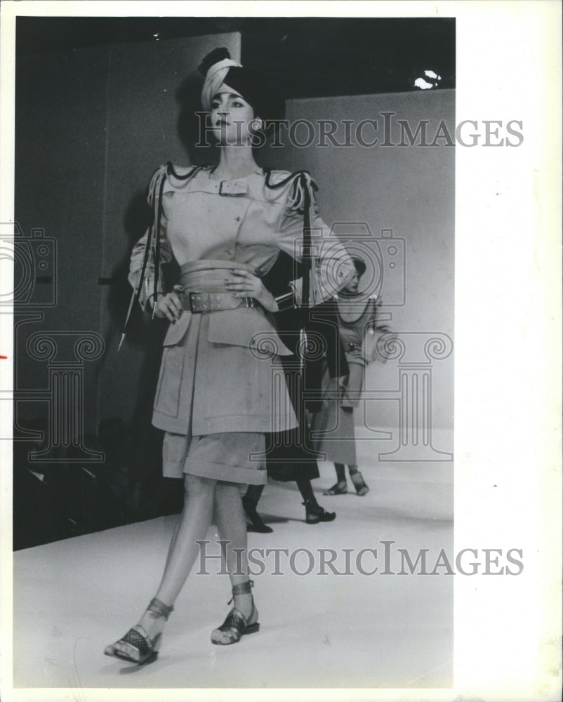 1983 Press Photo Claude Montana Fashion Designer