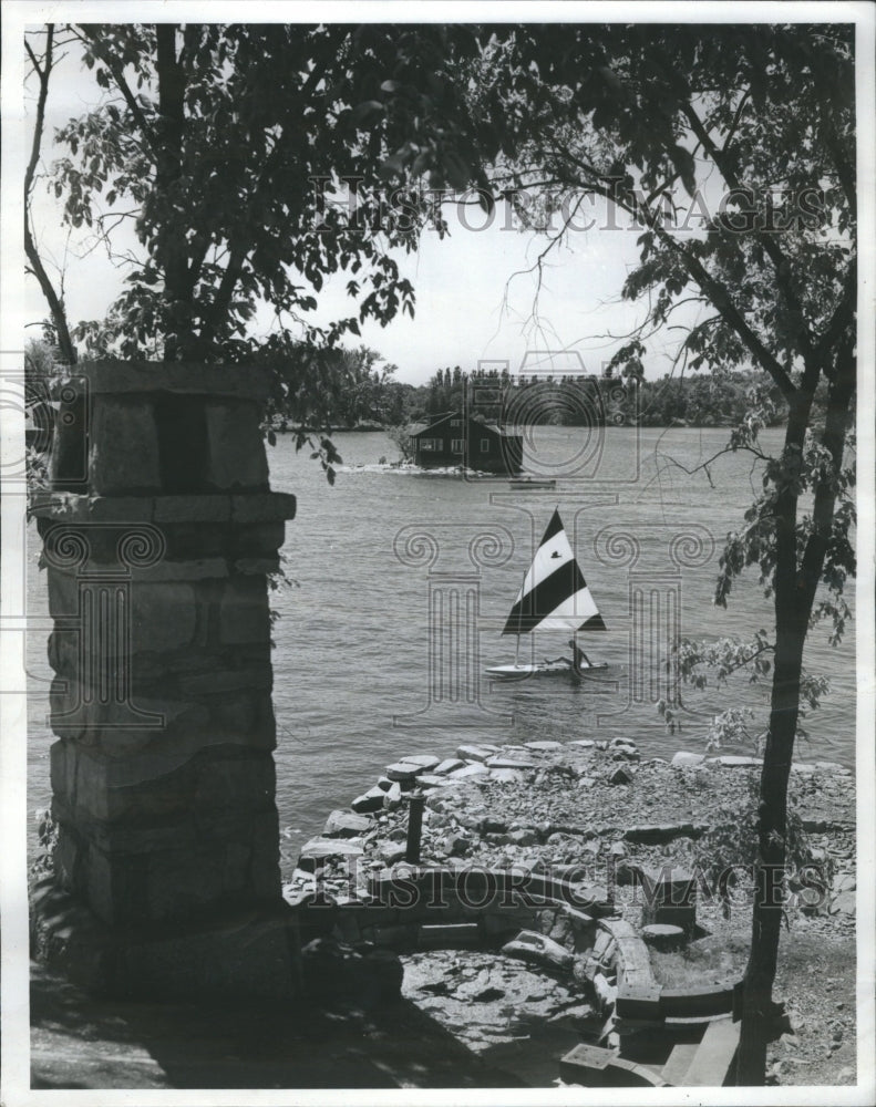 1961 Press Photo Thousand Islands