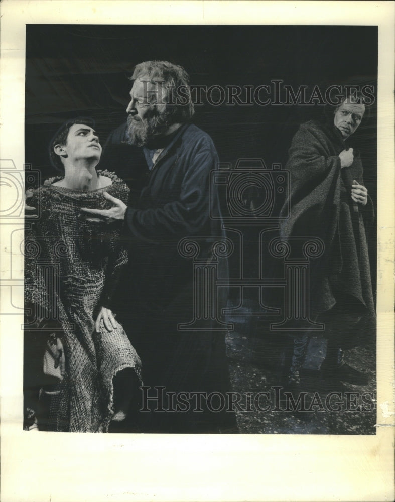 1964 Press Photo King Lear Production Goodman Theater