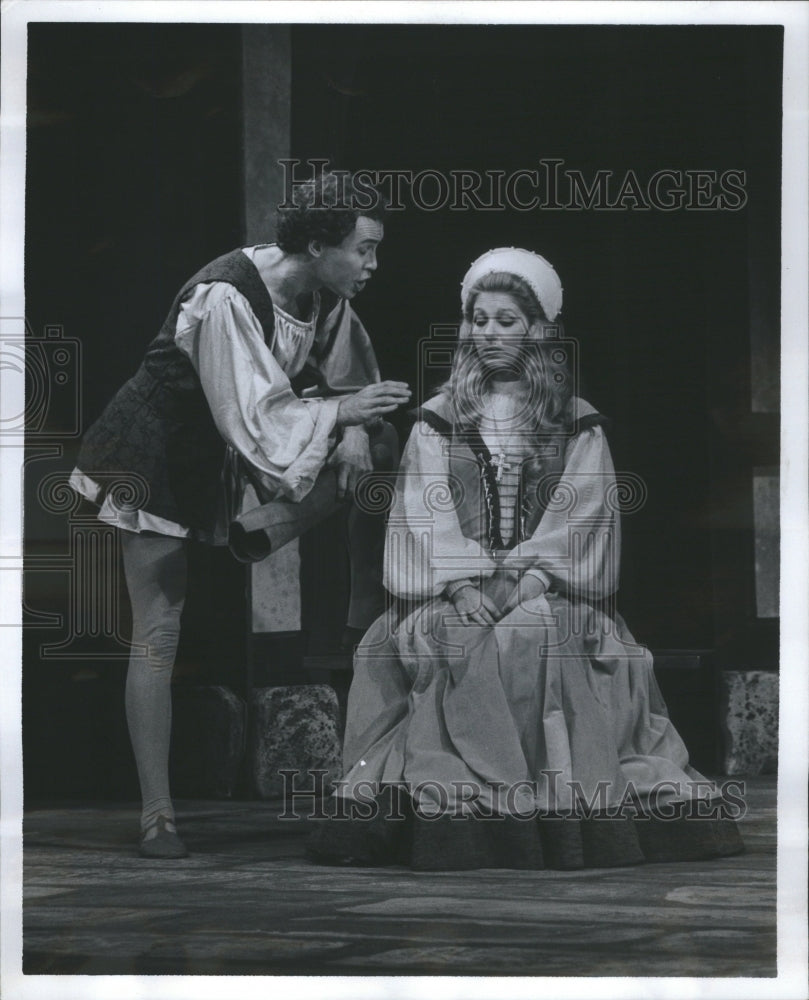 1973 Press Photo &quot;The Lady&#39;s Not For Burning.&quot;