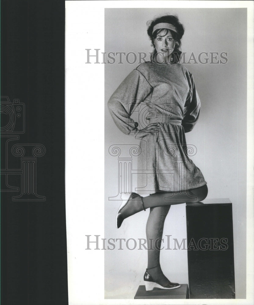 1982 Press Photo Pat Meier Fashion Designer