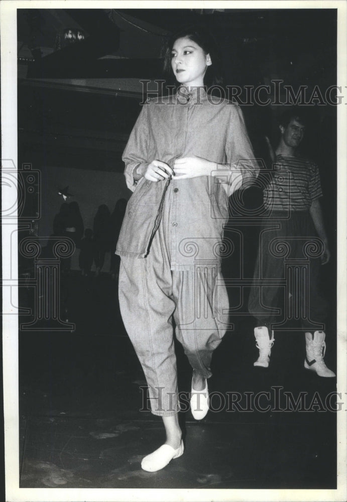 1981 Press Photo Denim Fashion