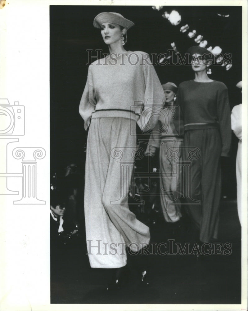 1984 Press Photo Francois Marithe Girbaud Fashion Chic