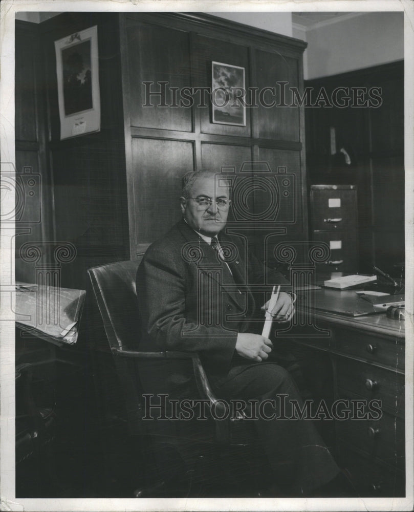 1947 Press Photo Eugene Cecelia English Detroit Police