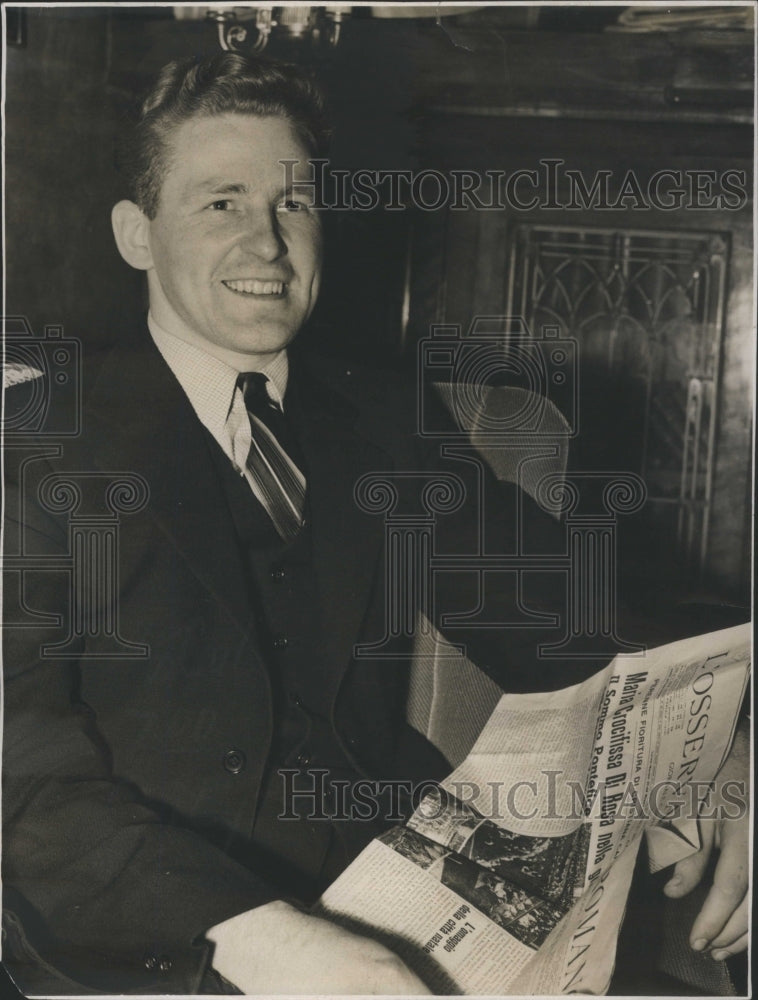 1948 Press Photo Eugene I. Van Antwark Conrad Eugene Va