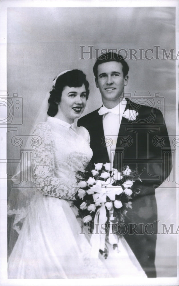 1960 Press Photo Enelynn Vance Gray Vance Celebration