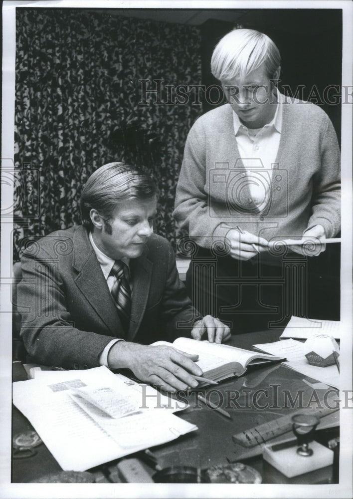 1972 Press Photo Ralph Guy David Valler