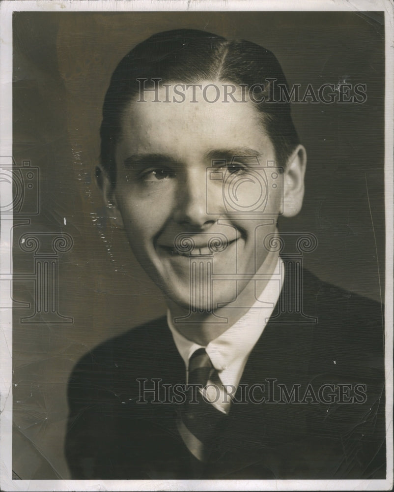 1941 Press Photo Rafael Valdivieso Chilean Newspaperman