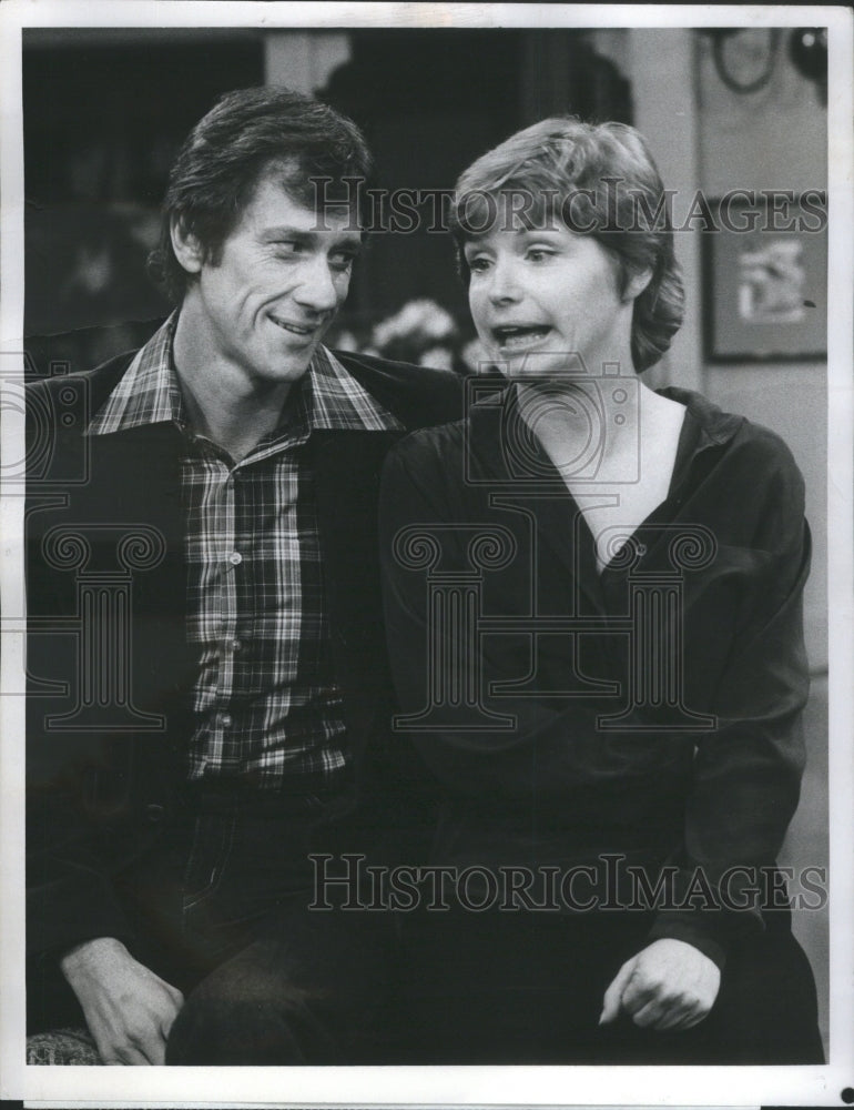 1980 Press Photo Andrew Prine Bonnie Franklin Program