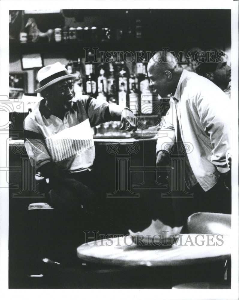 1991 Press Photo Actor Garrett Morris &amp; Charles Dutton