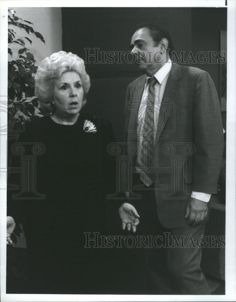 1996 Press Photo TV Programs Remington Steele Doris Roberts