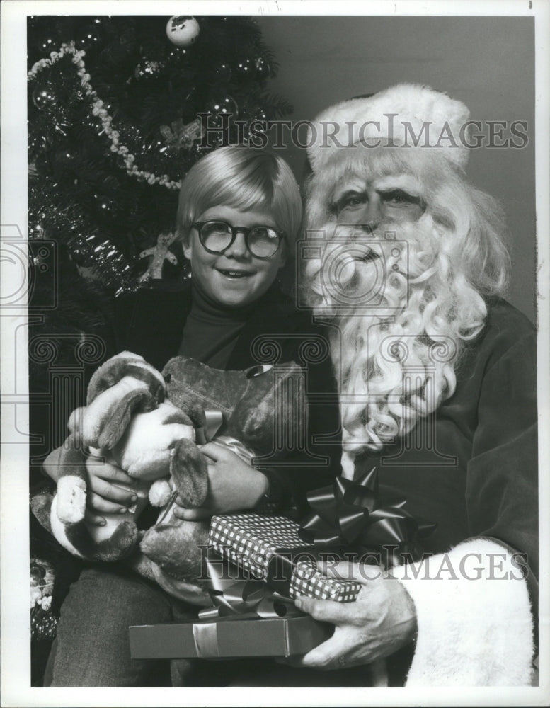 1981 Press Photo Peter Billingsley Christmas North Pole