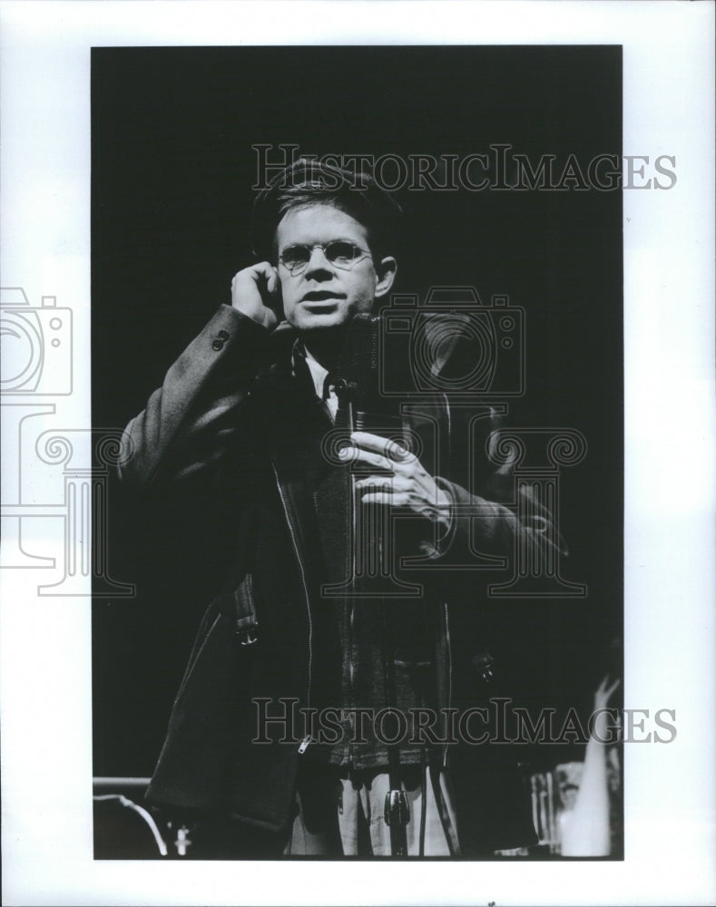 1985 Press Photo W H Macy Charles Lang Goodman Theater