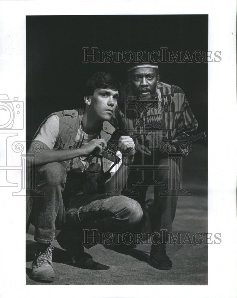 1992 Press Photo Kevin Crowley Ernest Perry