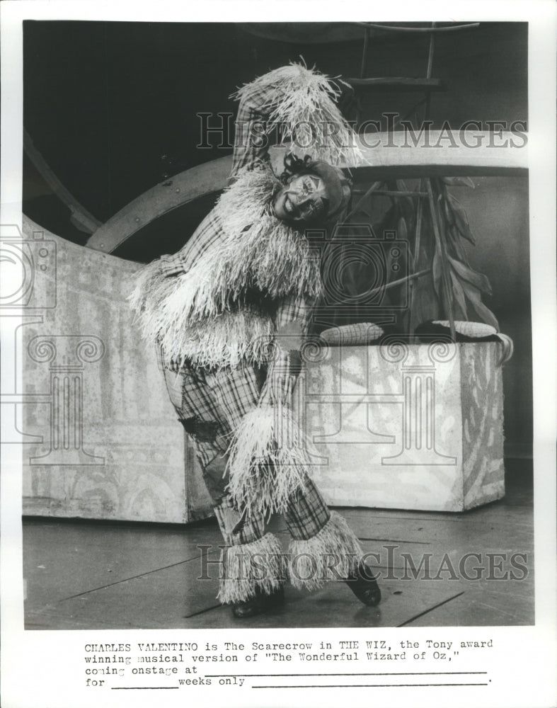 1979 Press Photo Actor Charles Valentino In &quot;The Wiz&quot;