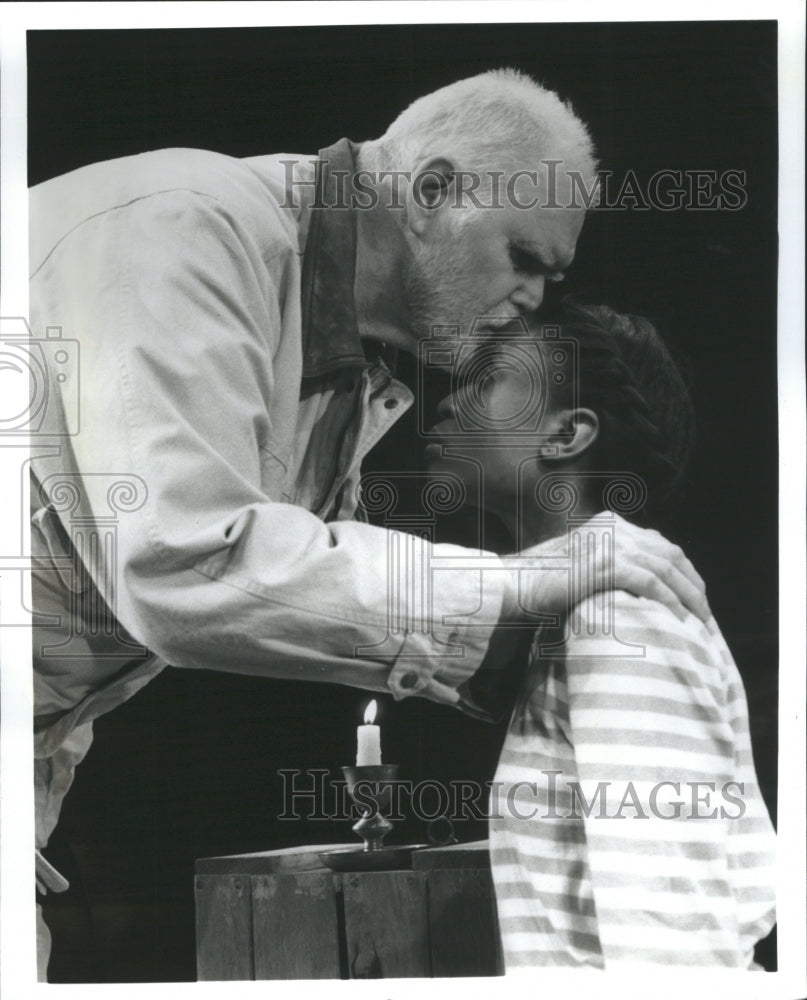 1996 Press Photo Actors Tony Mockus and Crystal Barnes